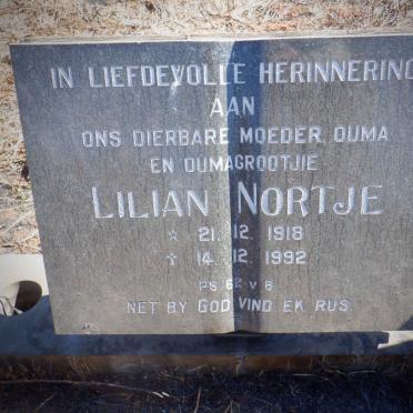 NORTJE Lilian 1918-1992
