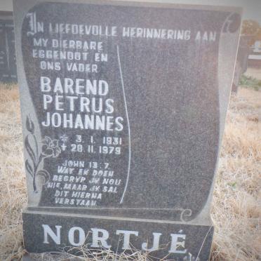 NORTJE Barend Petrus Johannes 1931-1979
