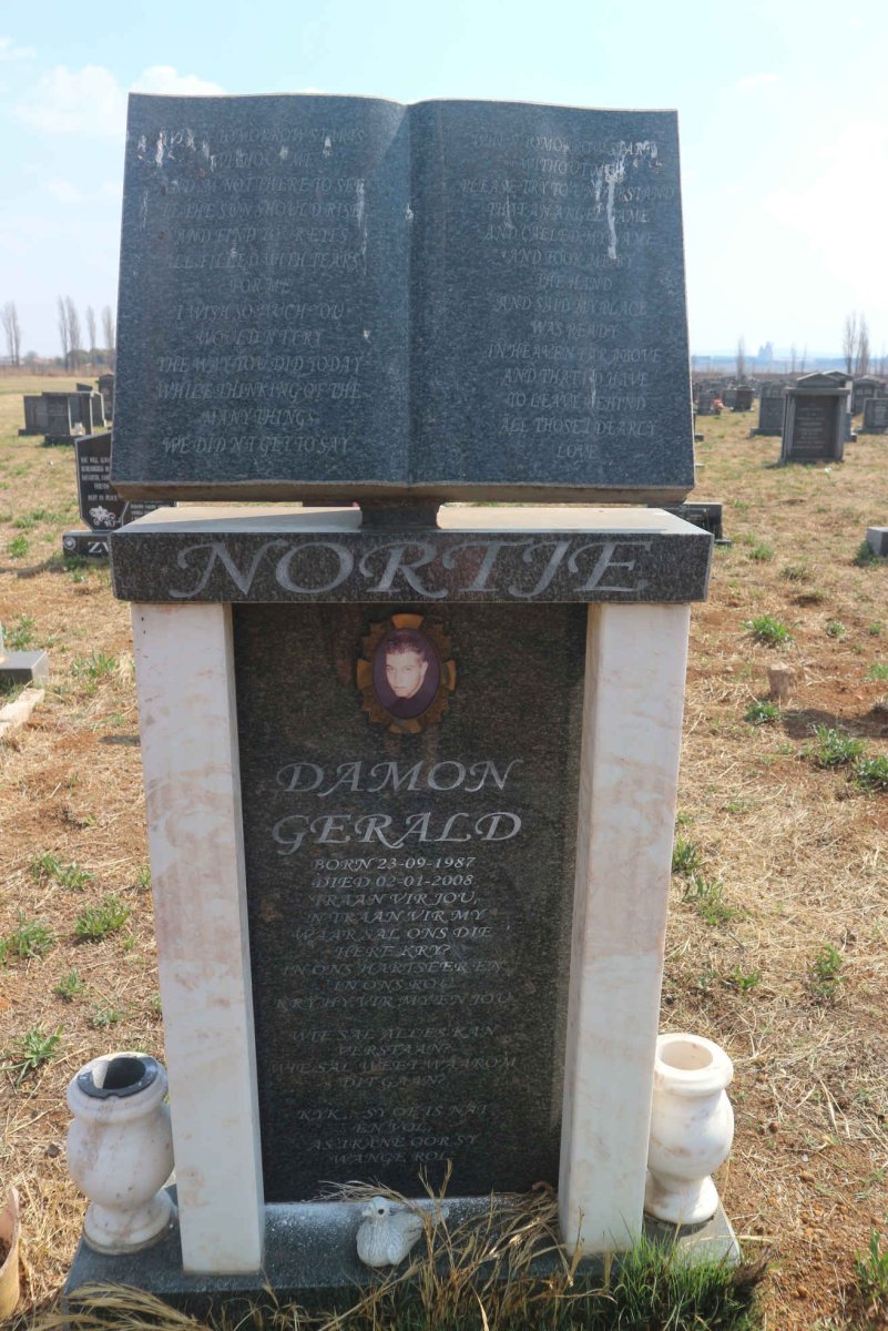 NORTJE Damon Gerald 1987-2008