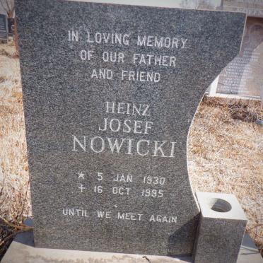 NOWICKI Heinz Josef 1930-1995