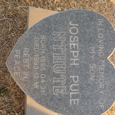 NTHUTE Joseph Pule 1955-1993