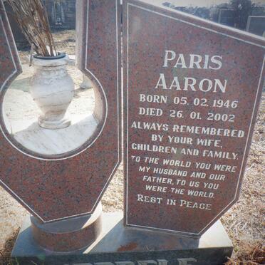 NTEBELE Paris Aaron 1946-2002