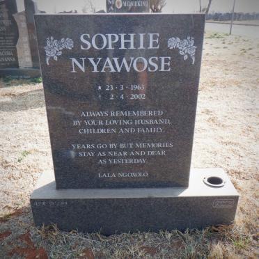 NYAWOSE Sophie 1963-2002