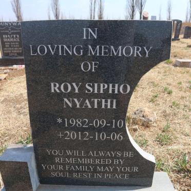 NYATHI Roy Sipho 1982-2012