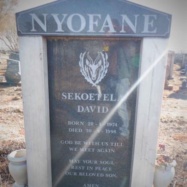 NYOFANE Sekoetel David 1974-1998