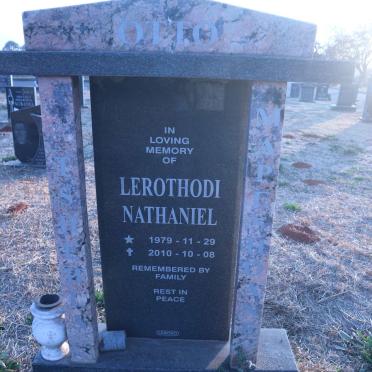 OTTO Lerothodi Nathaniel 1979-2010