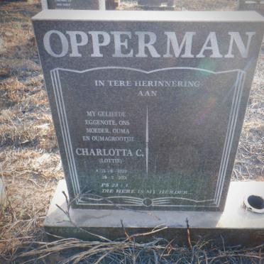 OPPERMAN Charlotta C. 1929-2001