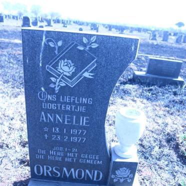 ORSMOND Annelie 1977-1977