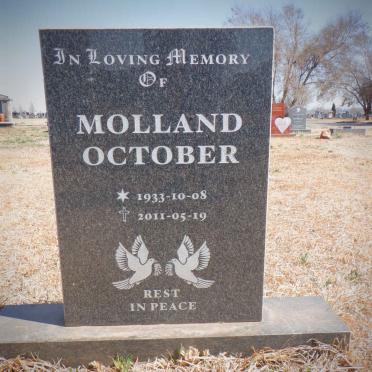 OCTOBER Molland 1933-2011