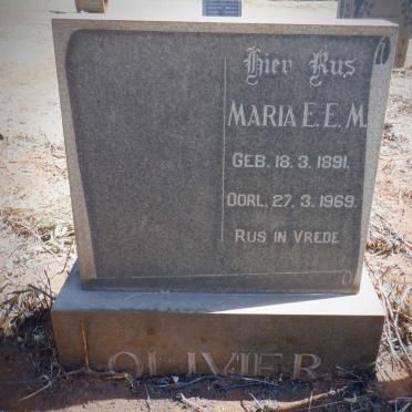 OLIVIER Maria E.E.M. 1891-1969