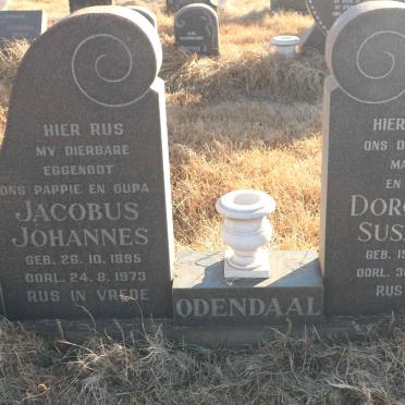 ODENDAAL Jacobus Johannes 1895-1973 &amp; Dorothea Susanna 1901-1982