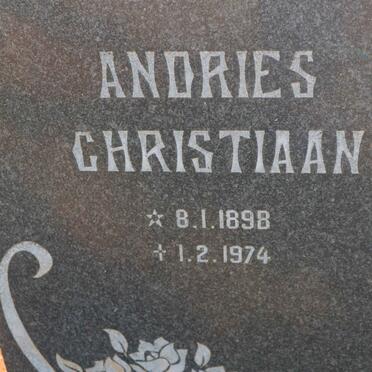 OBERHOLZER Andries Christiaan 1898-1974 &amp; Ella Maria 1907-1996
