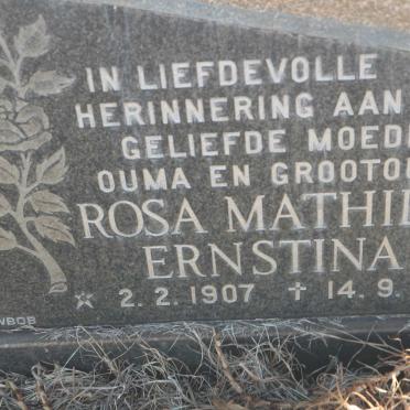 OTTO Rosa Mathilda Ernstina 1907-1979
