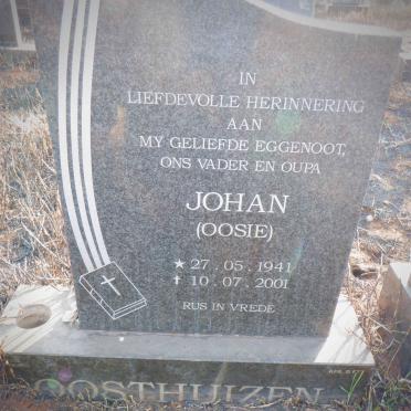 OOSTHUIZEN Johan 1941-2001