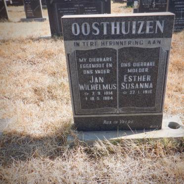 OOSTHUIZEN Jan Wilhelmus 1914-1984 &amp; Esther Susanna 1916-