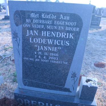 OBERHOLZER Jan Hendrik Lodewicus 1966-2003