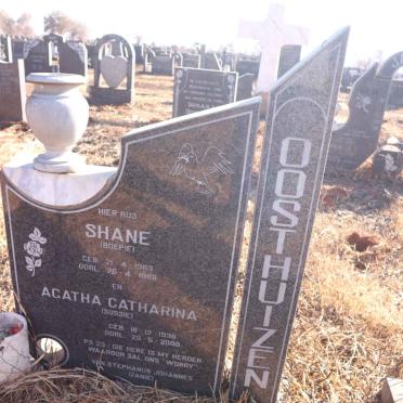 OOSTHUIZEN Agatha Catharina 1936-2000 :: OOSTHUIZEN Shane 1963-1988