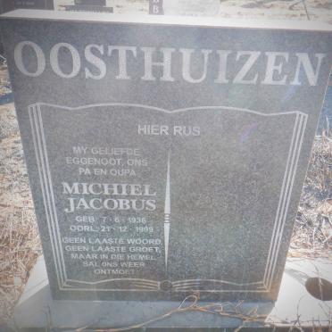 OOSTHUIZEN Michiel Jacobus 1936-1999