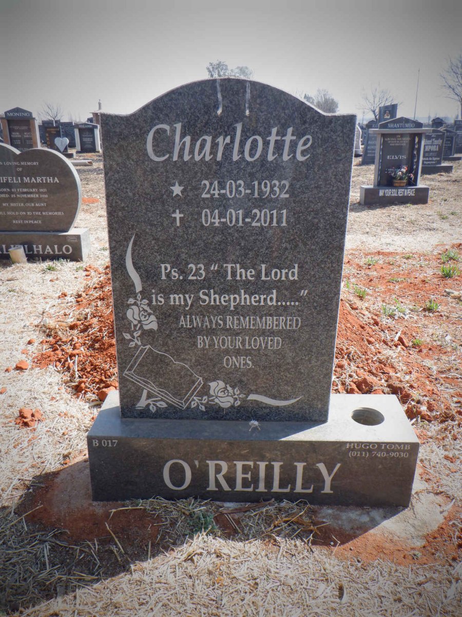 O'REILLY Charlotte 1932-2011