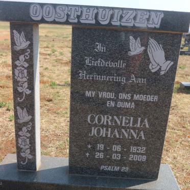 OOSTHUIZEN Cornelia Johanna 1932-2009