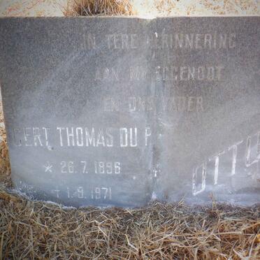 OTTO Gert Thomas du P. 1896-1971