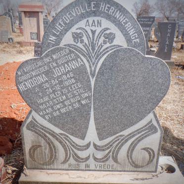 OOSTHUIZEN Hendrina Johanna 1946-1996