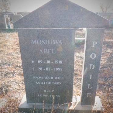 PODILE Mosiuwa Abel 1918-1997