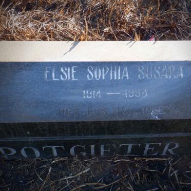 POTGIETER Elsie Sophia Susara 1914-1998