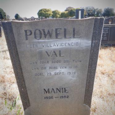 POWELL Manie 1906-1992 &amp; Val VILLAVICENCIO -1978