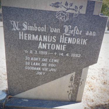 POTGIETER Hermanus Hendrik Antonie 1919-1982