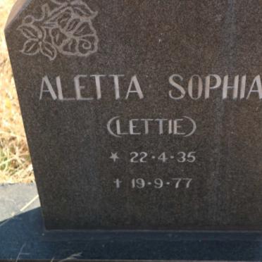 POTGIETER Aletta Sophia 1935-1977