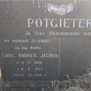 POTGIETER Carel Andries Jacobus 1929-1977