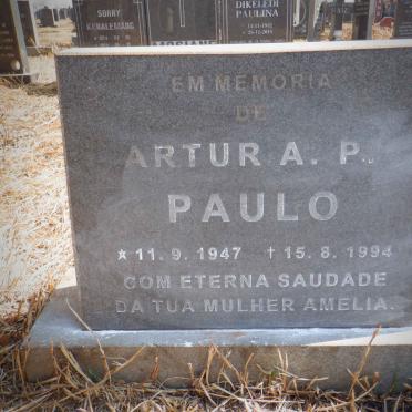 PAULO Artur A.P. 1947-1994