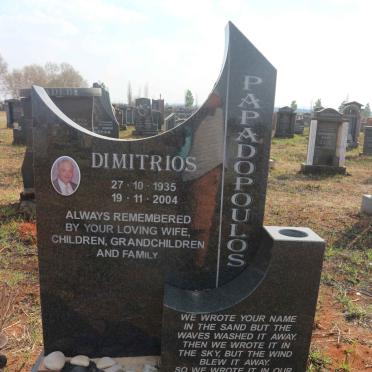 PAPADOPOULOS Dimitrios 1935-2004 
