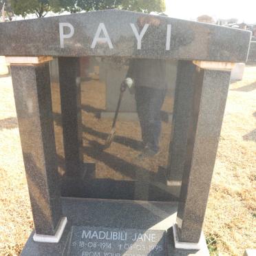PAYI Madlibili Jane 1914-1995