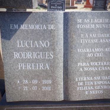 PEREIRA Luciano Rodrigues 1939-2001