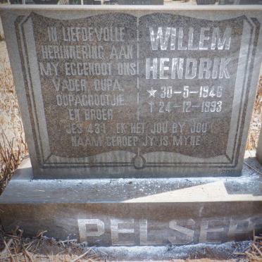PELSER Willem Hendrik 1946-1993