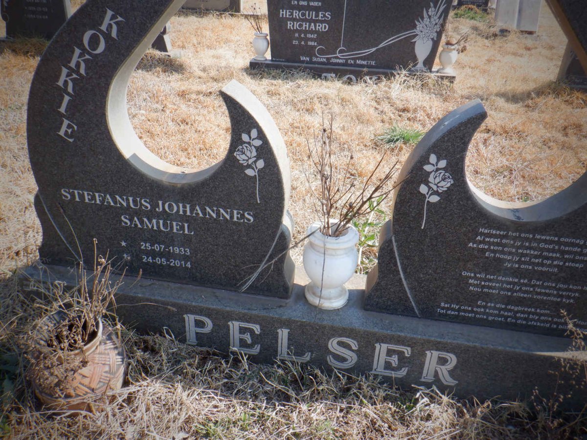 PELSER Stefanus Johannes Samuel 1933-2014