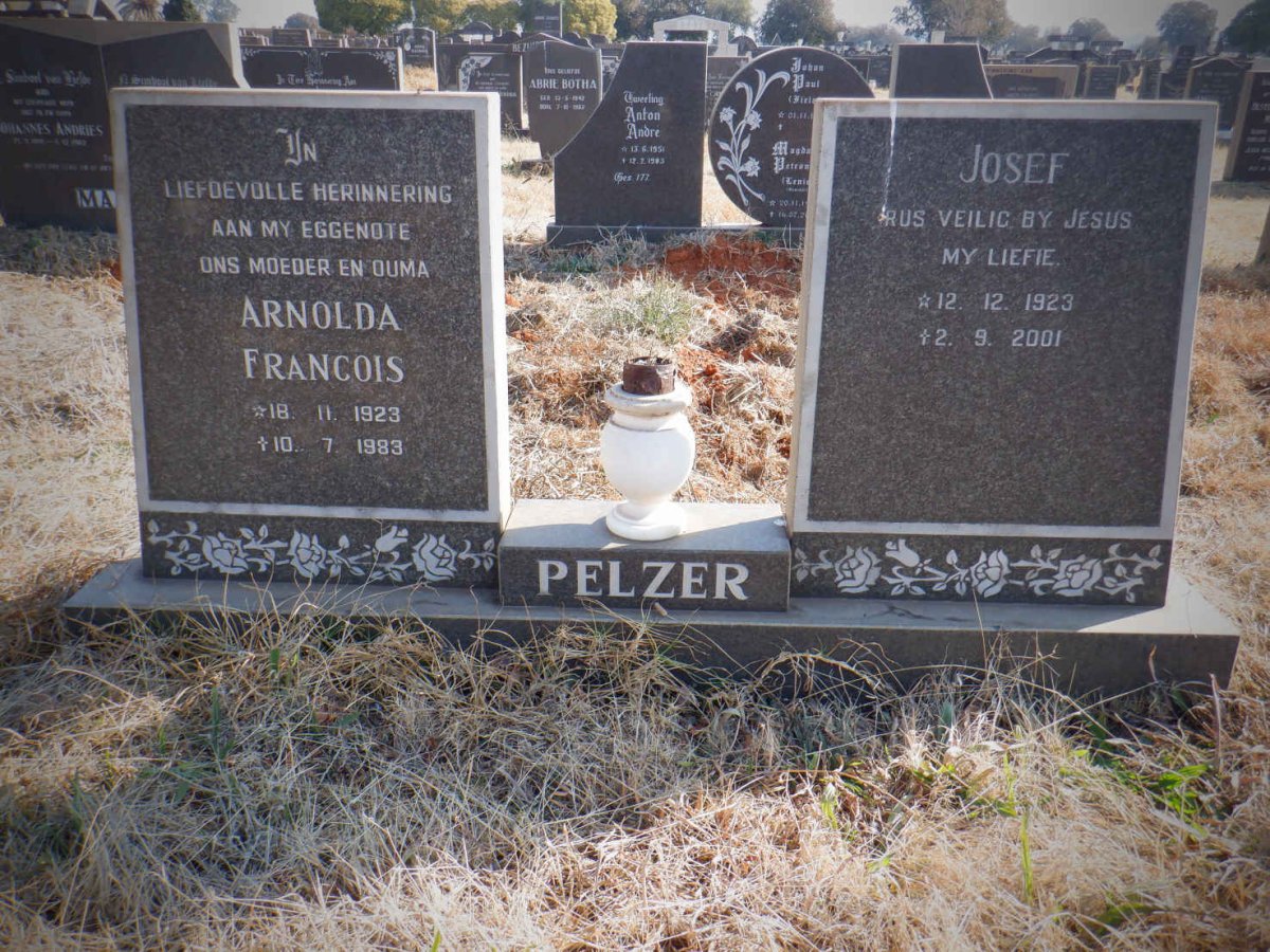 PELZER Josef 1923-2001 &amp; Arnolda Francois 1923-1983