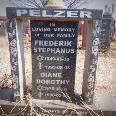 PELZER Frederik Stephanus 1949-1995 :: PELZER Diane Dorothy 1975-1998
