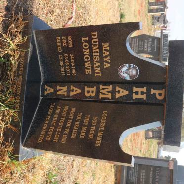 PHAMBANA Maya Dumisani Longwe 1993-2011
