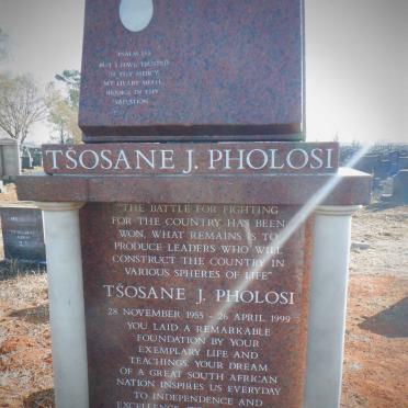 PHOLOSI Tšosane J. 1955-1999