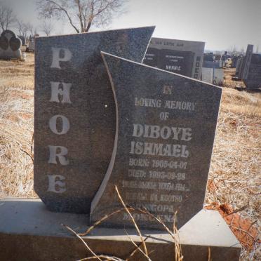 PHORE Diboye Ishmael 1905-1993