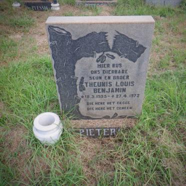 PIETERS Theunis Louis Benjamin 1955-1972