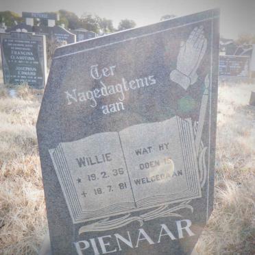 PIENAAR Willie 1936-1981