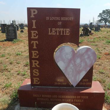 PIETERSE Lettie 1969-2008