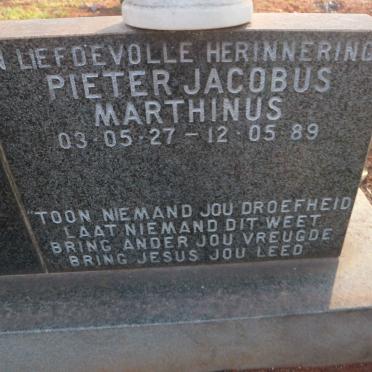 PITZER Pieter Jacobus Marthinus 1927-1989