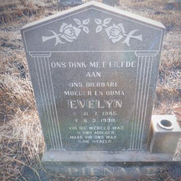 PIENAAR Evelyn 1945-1998