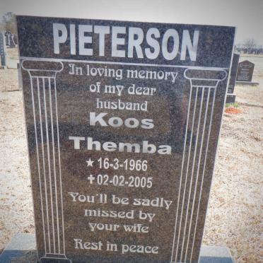 PIETERSEN Koos Themba 1966-2005