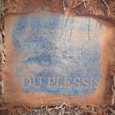 PLESSIS Barend Daniël, du 1935-2001